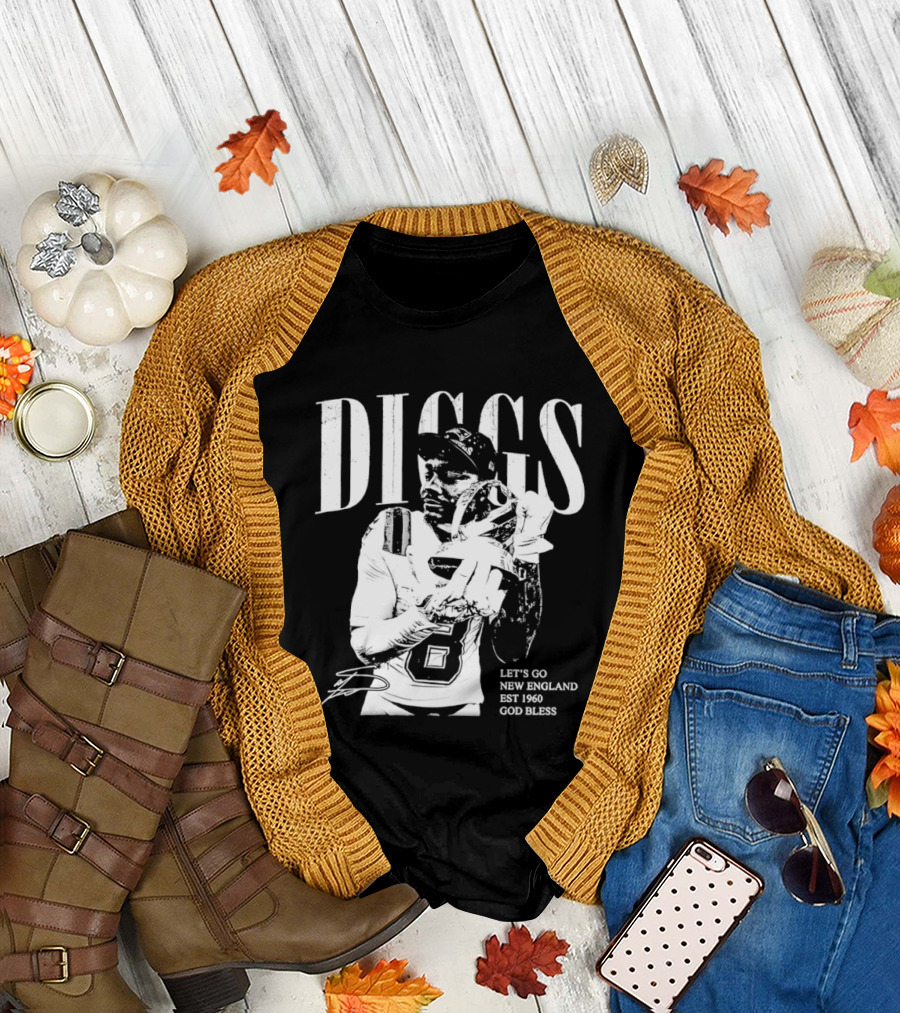 Diggs Let's Go New England Est 1960 God Bless T-Shirt
