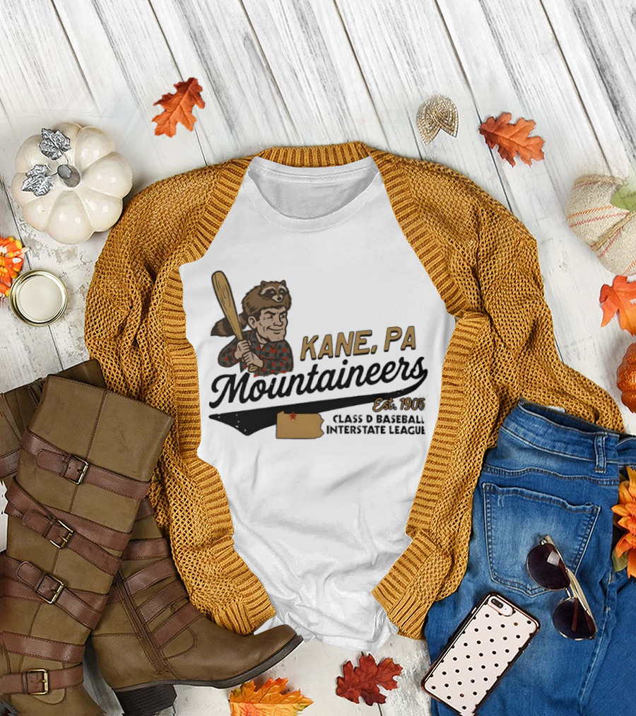 Kane Mountaineers Kane PA Est 1905 Class D Baseball Interstate League T-Shirt