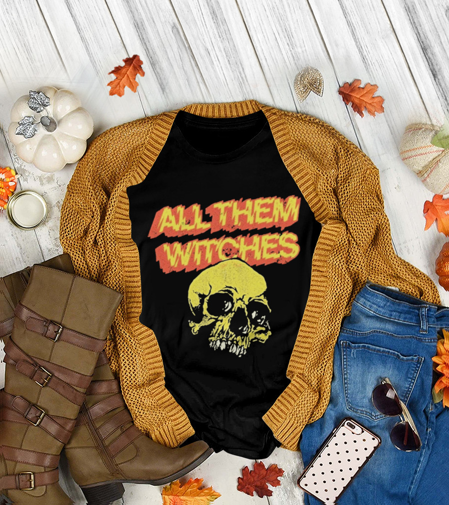 All Them Witches Skull Punk Bold Graphic 2026 T-Shirt