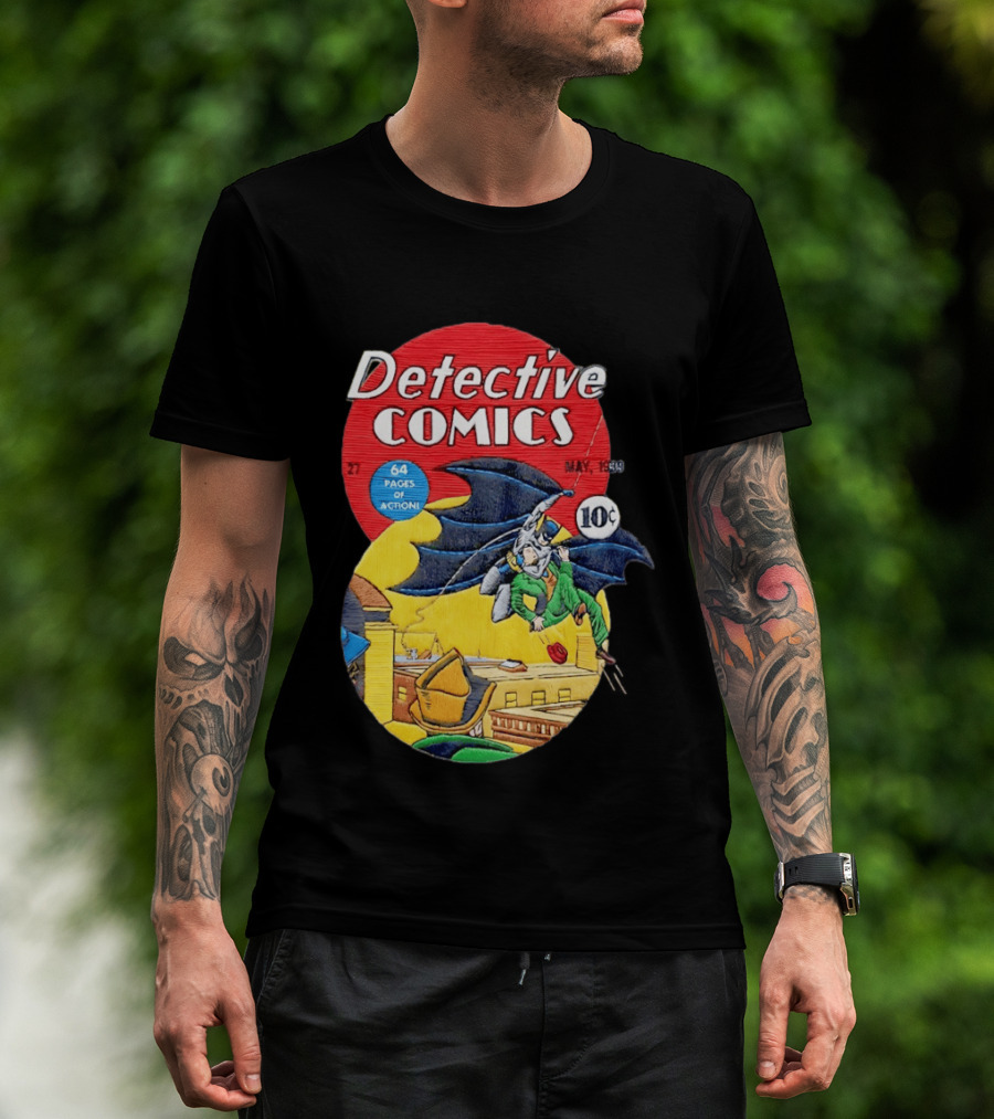 Detective Comics 27 May 1939 Batman 64 Pages Of Action T-Shirt