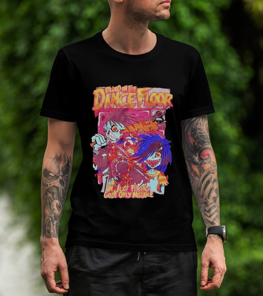 Blood On The Dance Floor I'm Just Fixing God's Only Mistake Zombie Chainsaw T-Shirt