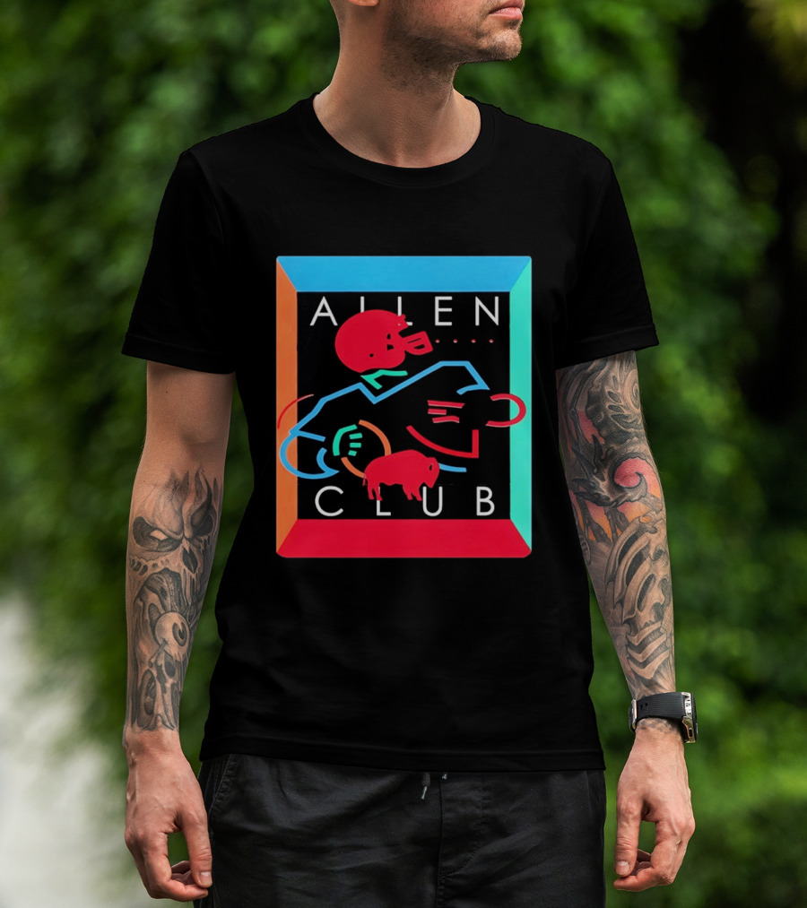 Allen Club Buffalo Bills Helmet Buffalo T-Shirt