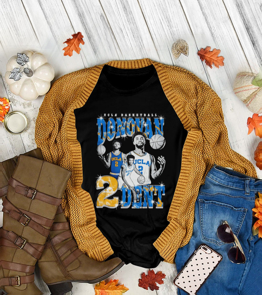 Donovan Dent 2 UCLA Bruins Basketball Player Vintage Team Spirit T-Shirt