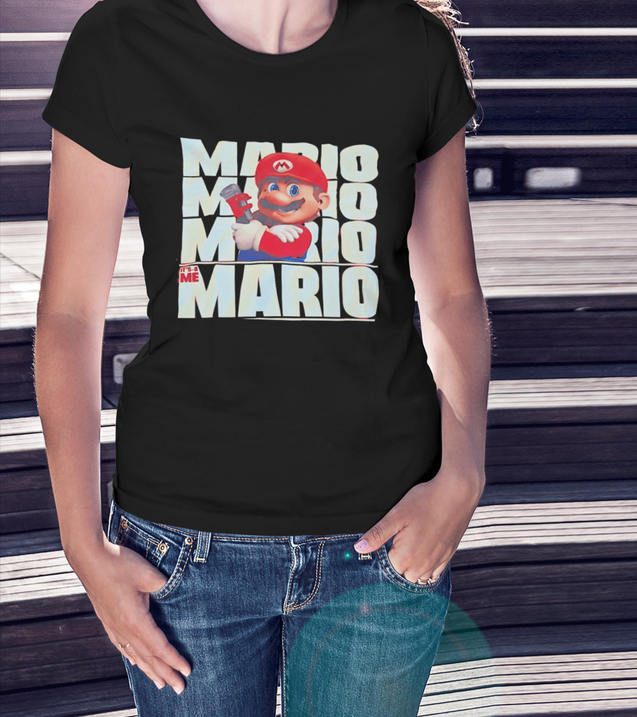 Mario Bros Red Movie It's A Me T-Shirt