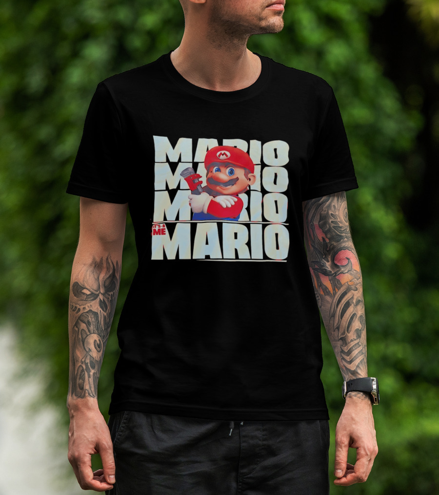 Mario Bros Red Movie It's A Me T-Shirt
