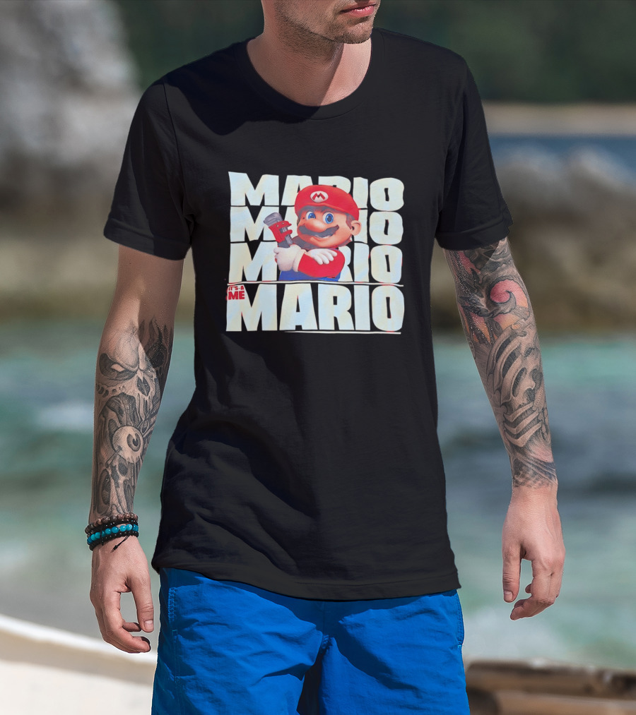Mario Bros Red Movie It's A Me T-Shirt
