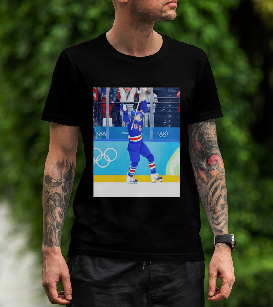 Megan Keller USA Women's Ice Hockey 2026 Olympics Celebration T-Shirt
