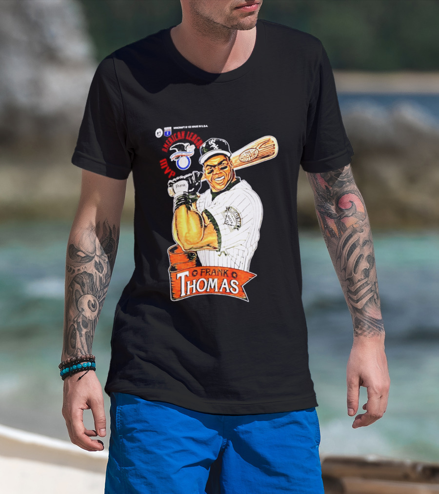 Frank Thomas Chicago White Sox MVP The Big Hurt Baseball Legend T-Shirt