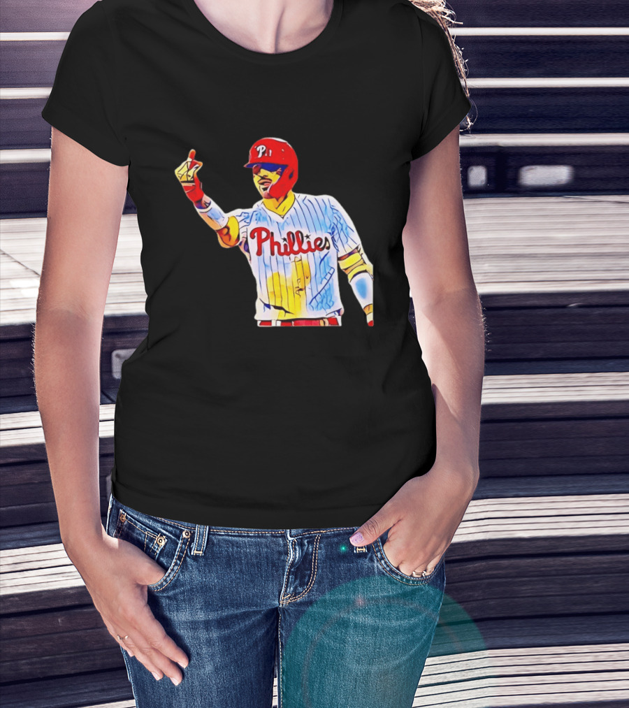 Philadelphia Phillies Nick Castellanos Gesture Baseball Moment T-Shirt