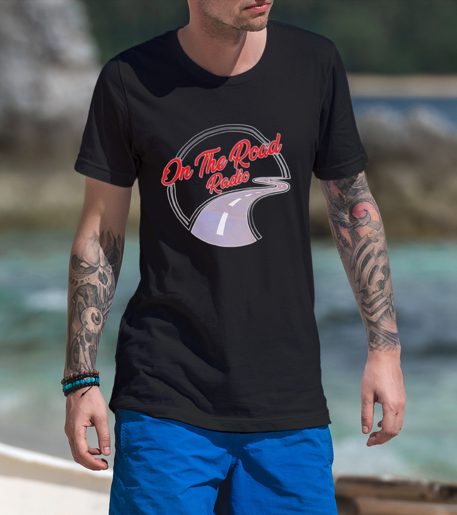 On The Road Radio Winding Highway Adventure T-Shirt