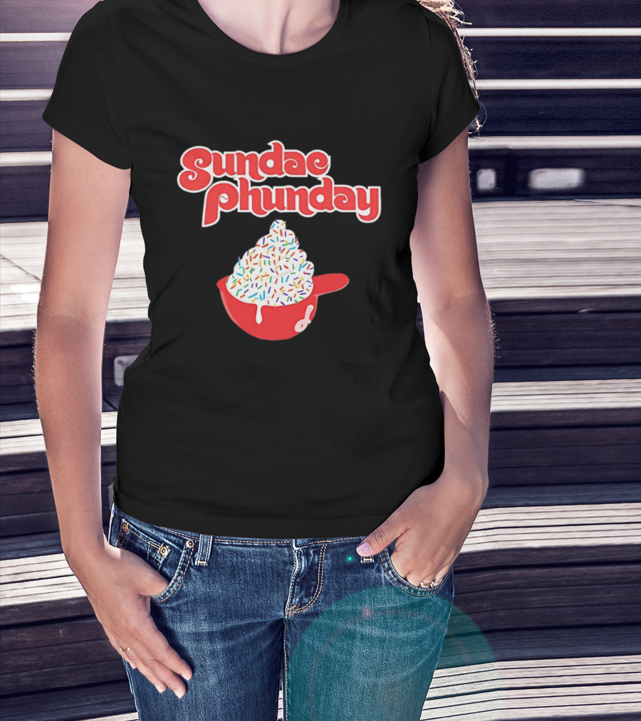 Philadelphia Phillies Sundae Phunday Ice Cream Helmet Sprinkle Delight T-Shirt