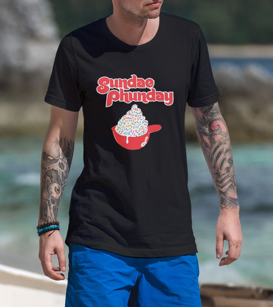 Philadelphia Phillies Sundae Phunday Ice Cream Helmet Sprinkle Delight T-Shirt