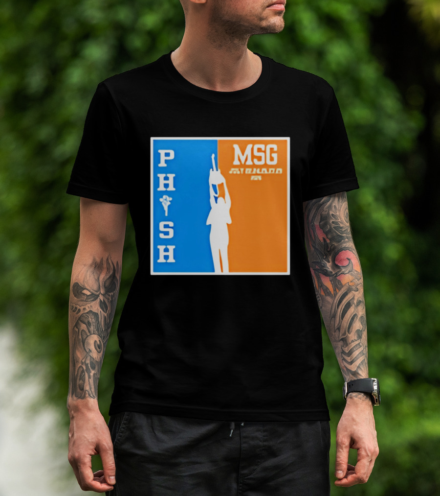 PHISH MSG Silhouette Guitar Concert Event T-Shirt