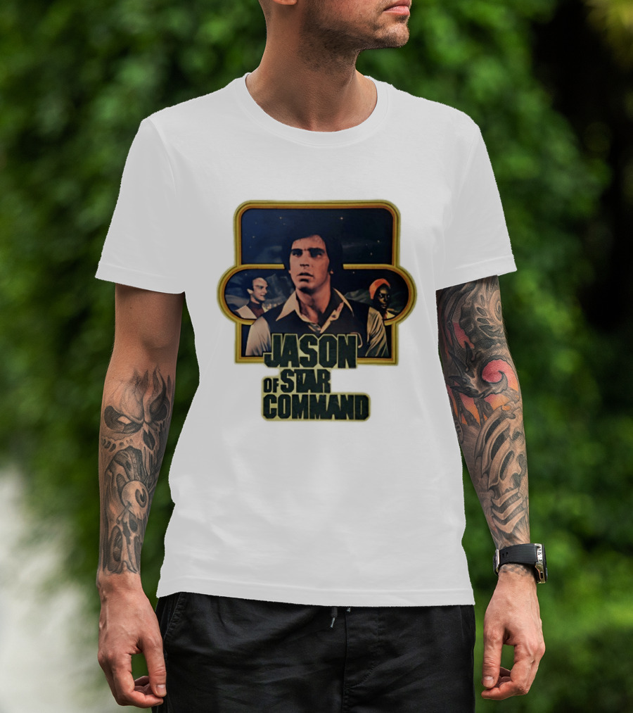 Jason Of Star Command Retro Sci Fi Series Iconic Ensemble T-Shirt