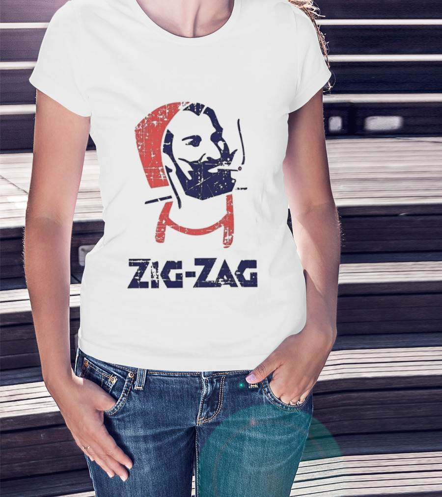 Zig Zag Rolling Papers Cigarette Mocking T-Shirt