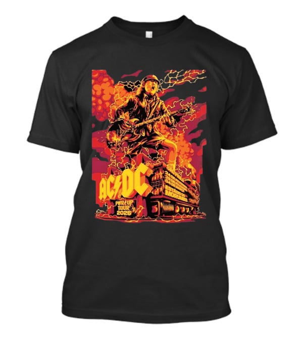 ACDC PWR Up Tour 2026 Sao Paulo Estadio Do Morumbi February 24 28 March 4 Concert T-Shirt