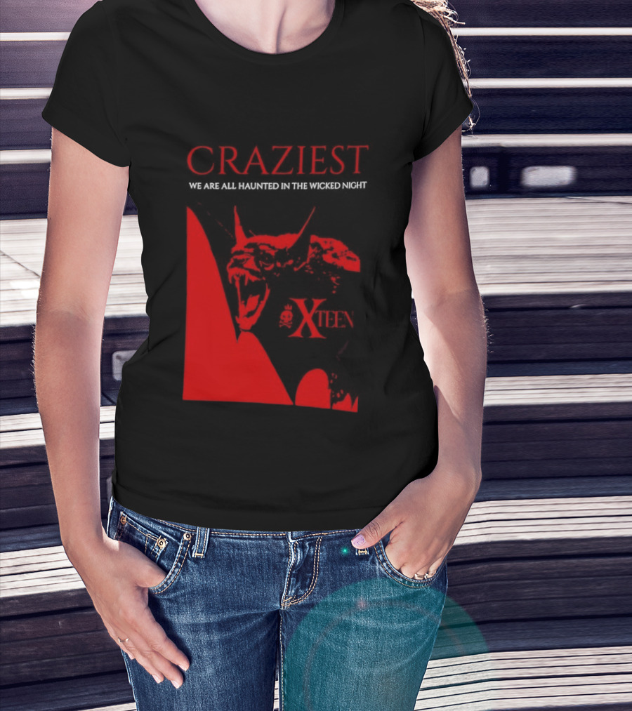 Craziest We Are All Haunted In The Wicked Night Xteen Devil T-Shirt