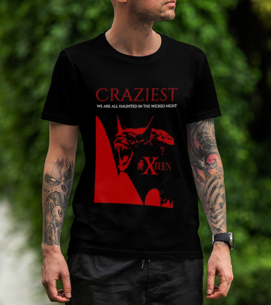 Craziest We Are All Haunted In The Wicked Night Xteen Devil T-Shirt