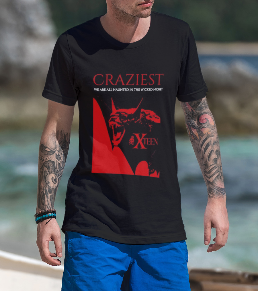 Craziest We Are All Haunted In The Wicked Night Xteen Devil T-Shirt