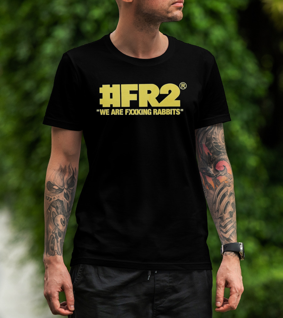 FR2 We Are Fxxking Rabbits Yellow T-Shirt