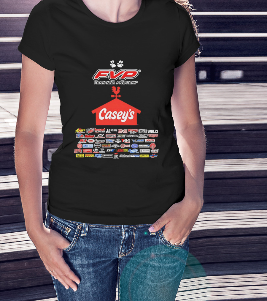 FVP Verified Proven Casey's Racing Performance Brands T-Shirt