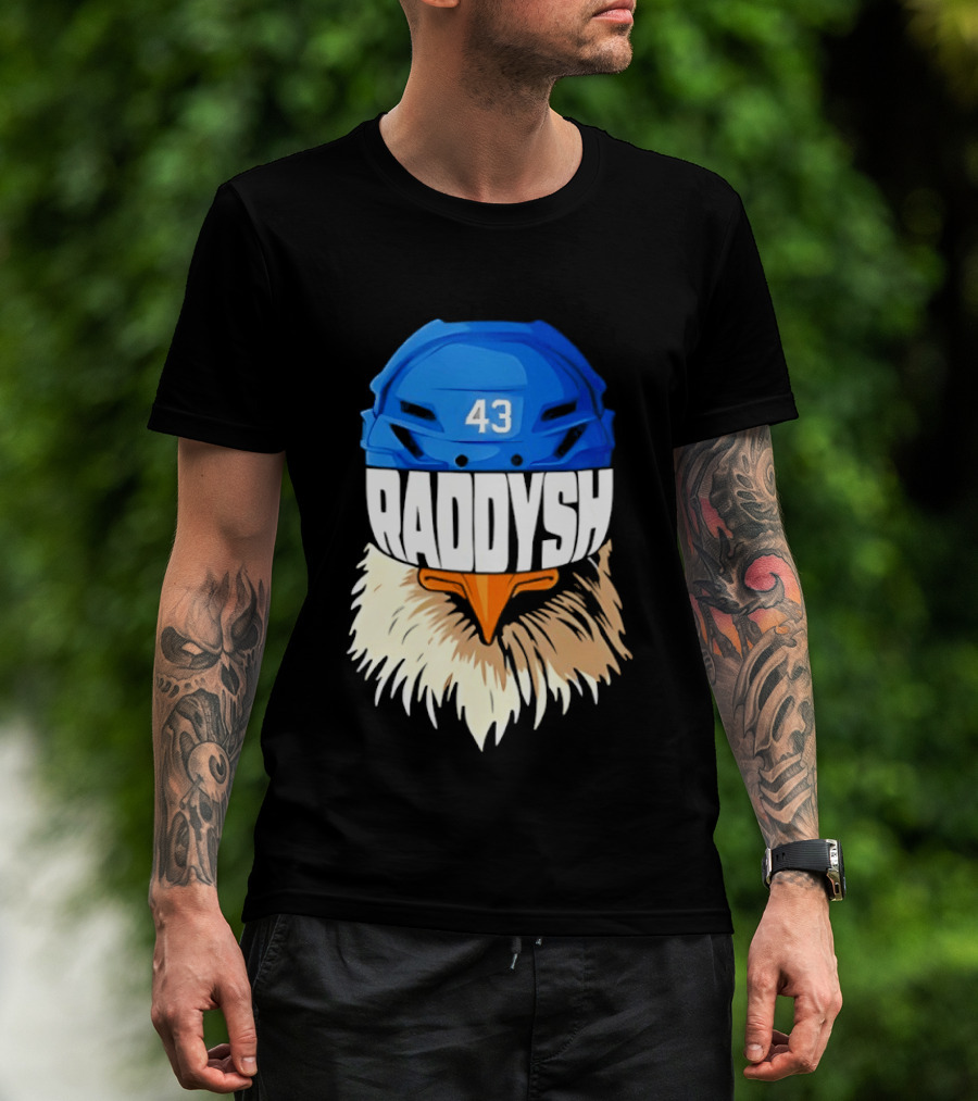 Tampa Bay Lightning Raddysh Bald Eagle 43 Helmet T-Shirt