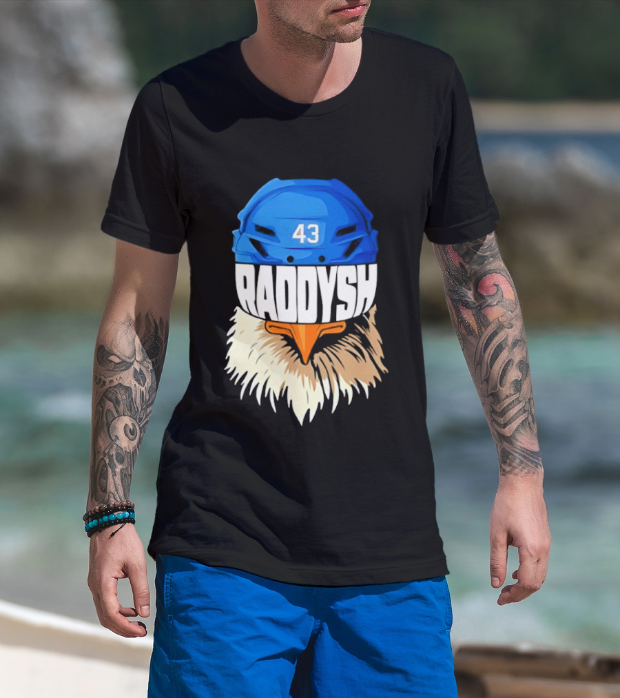 Tampa Bay Lightning Raddysh Bald Eagle 43 Helmet T-Shirt