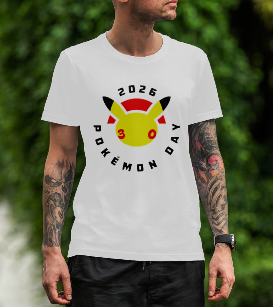 2026 Pokémon Day 30th Anniversary Pikachu T-Shirt