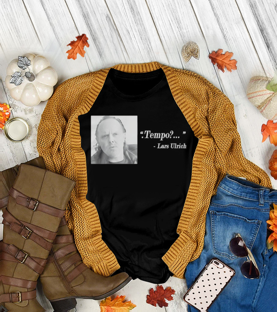 Lars Ulrich Tempo Vintage Style Photo T-Shirt