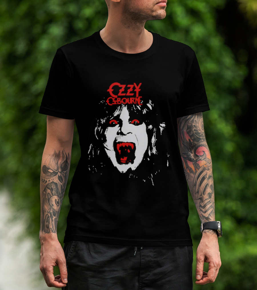 Ozzy Osbourne Vampire Horror Face T-Shirt
