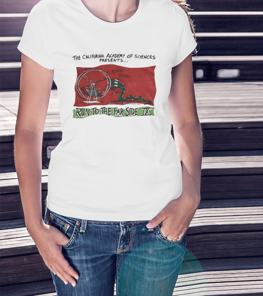 The California Academy Of Sciences Presents Run To The Far Side IX Bonk! Bonk! T-Shirt
