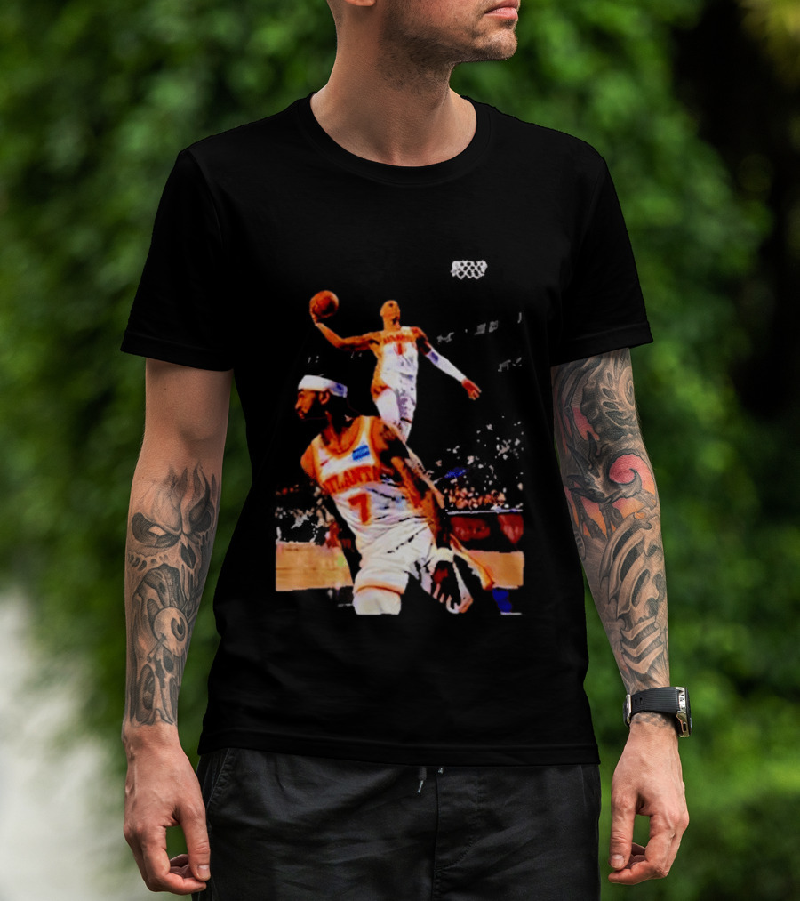 Nickeil Alexander Walker Jalen Johnson Slam Dunk Atlanta Hawks Basketball T-Shirt
