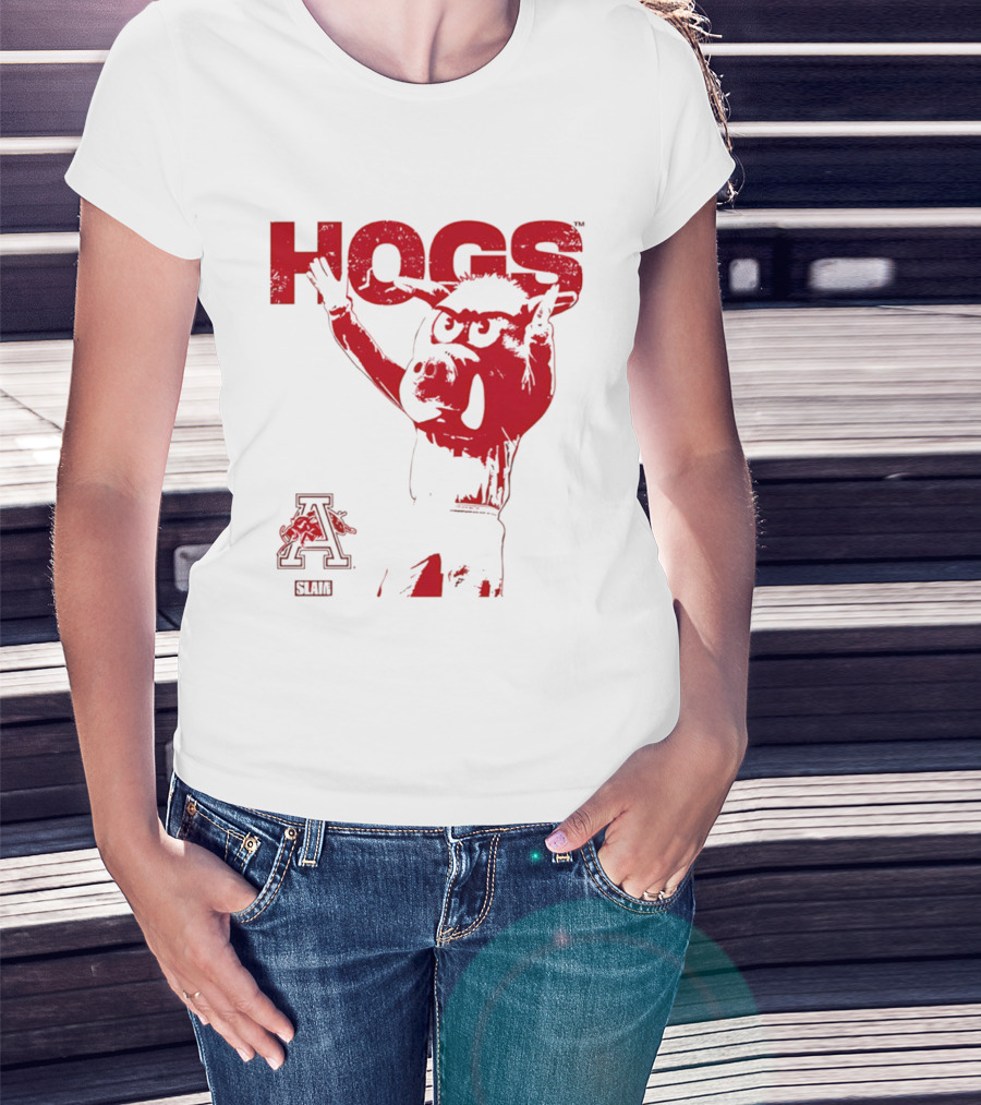Arkansas Hogs Slam A Mode T-Shirt