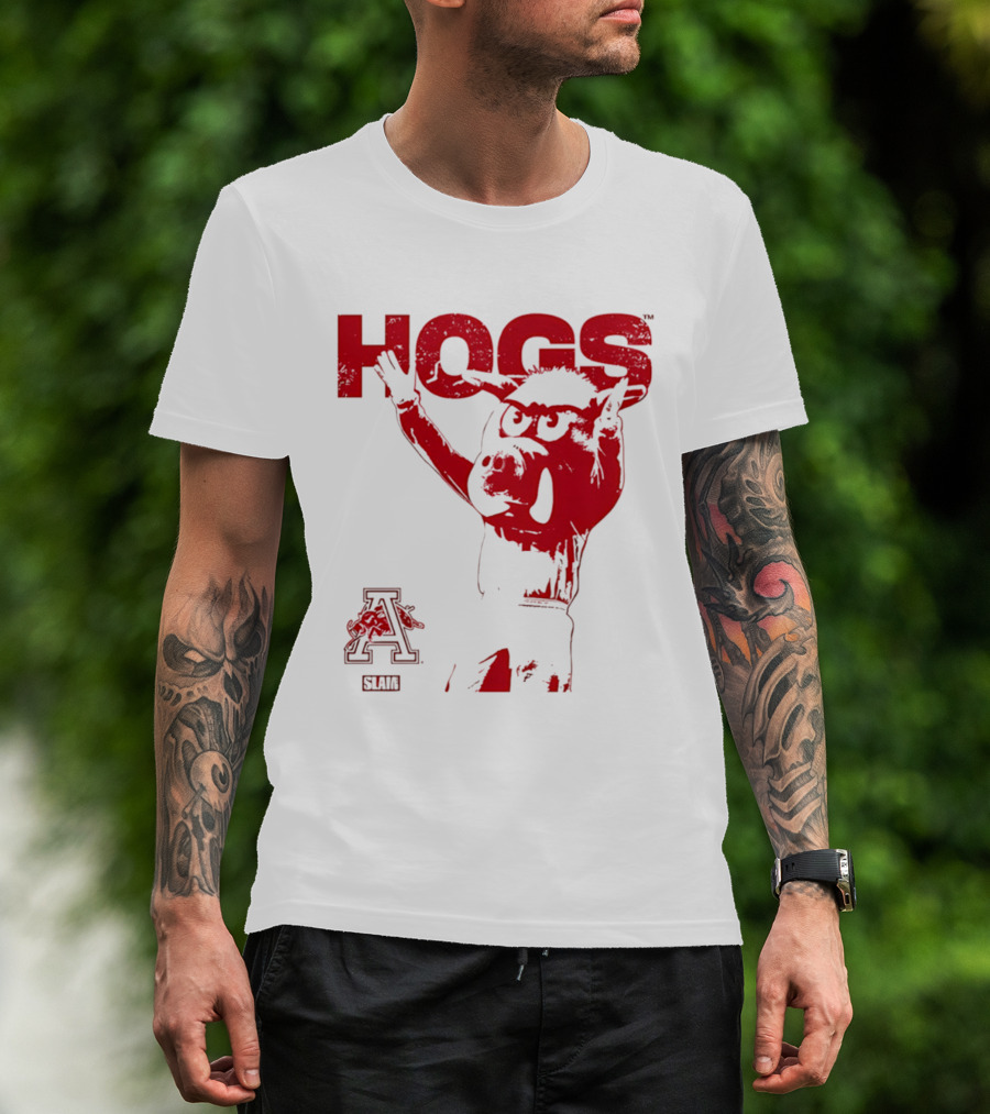 Arkansas Hogs Slam A Mode T-Shirt