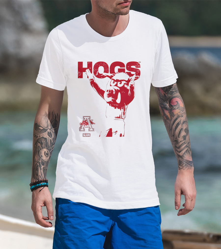 Arkansas Hogs Slam A Mode T-Shirt