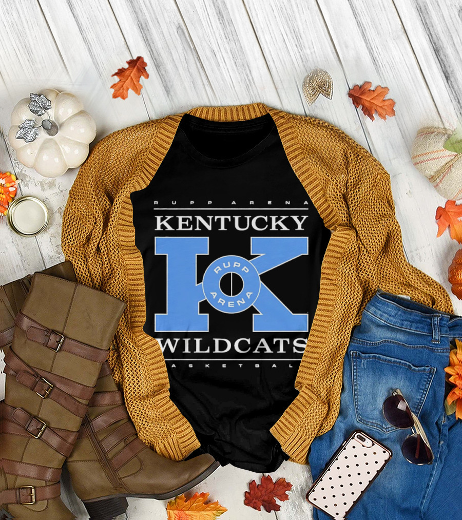 Rupp Arena Kentucky Wildcats Basketball Big K T-Shirt