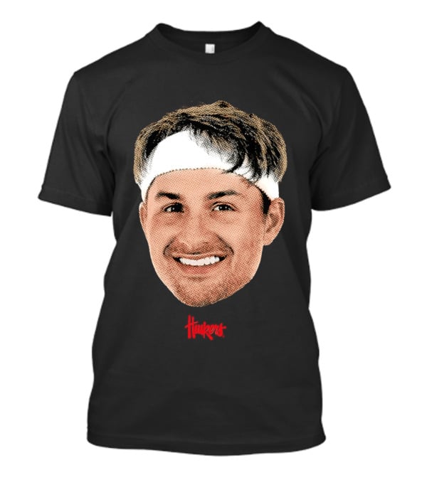 Samuel Hoiberg Nebraska Cornhuskers Big Head Unisex Basketball Fan T-Shirt
