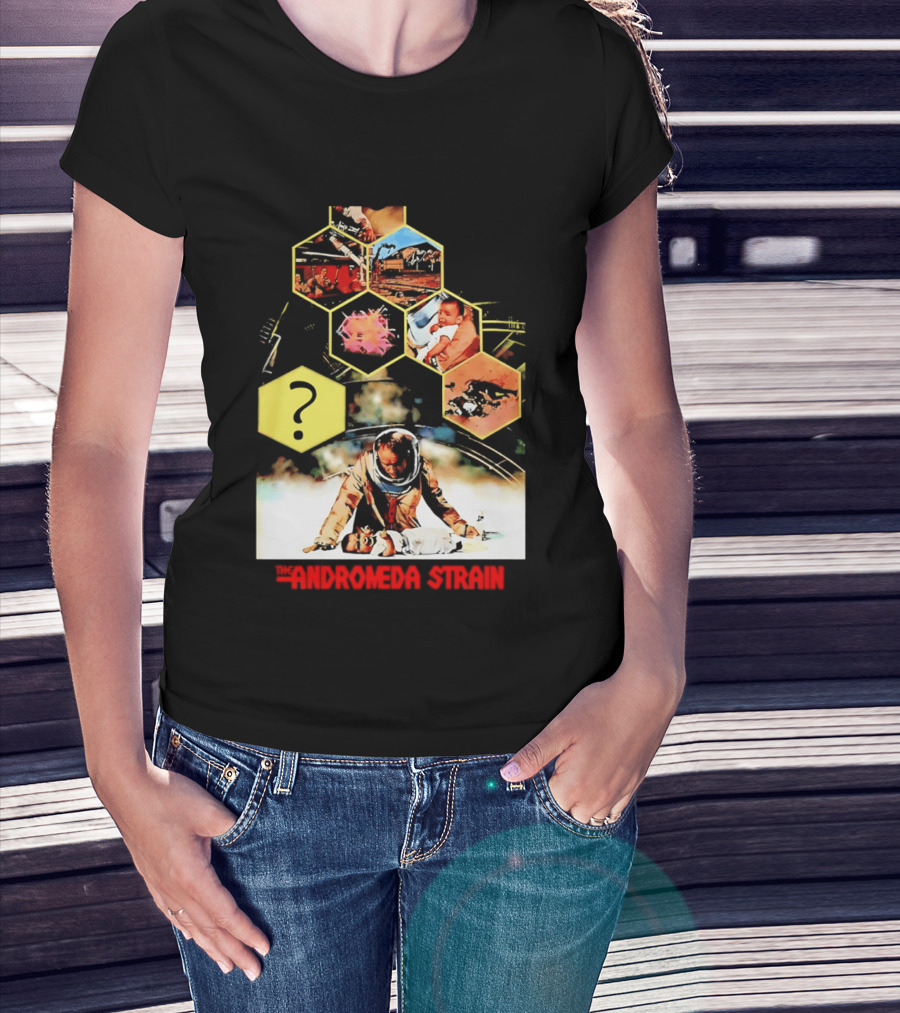 The Andromeda Strain Hexagonal Imagery And Mystery T-Shirt