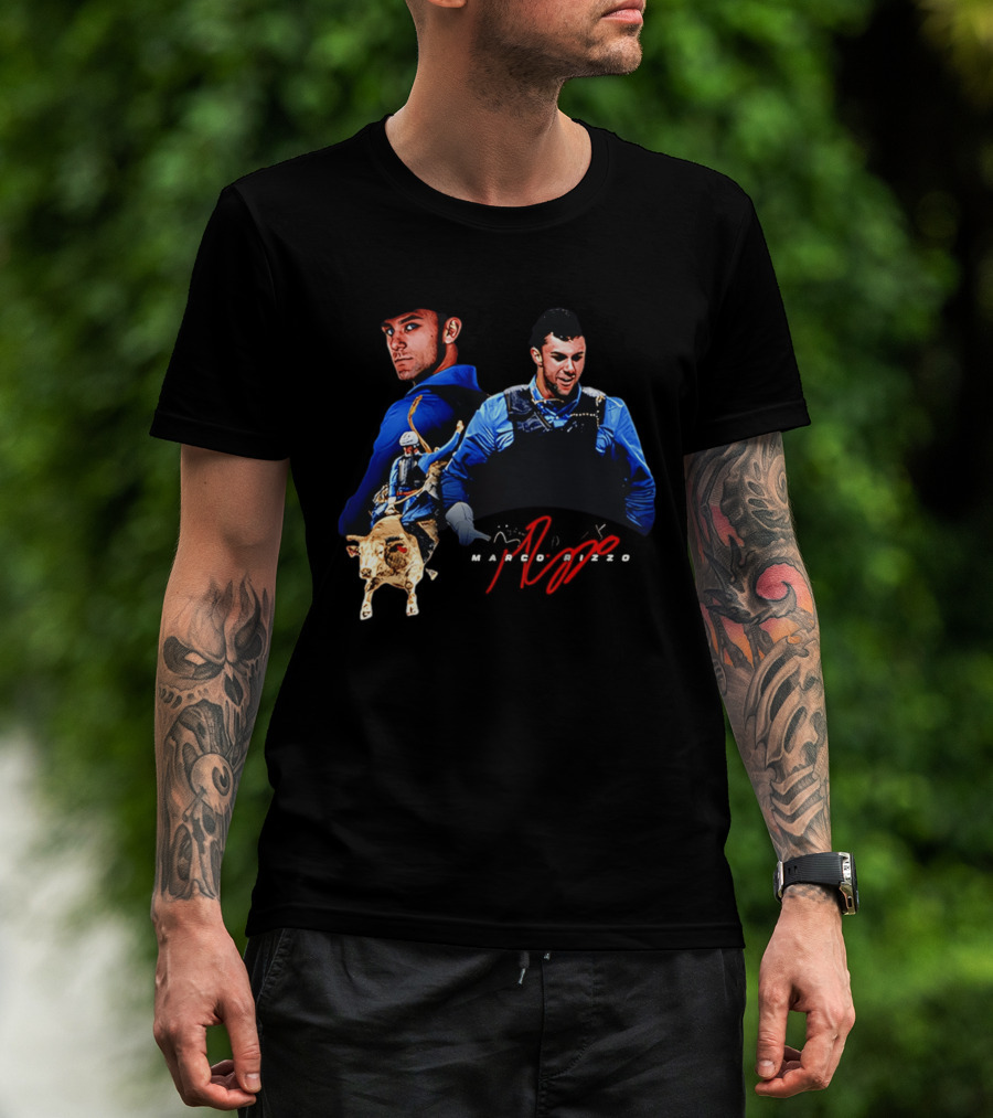Marco Rizzo Bull Rider Champion Moment T-Shirt