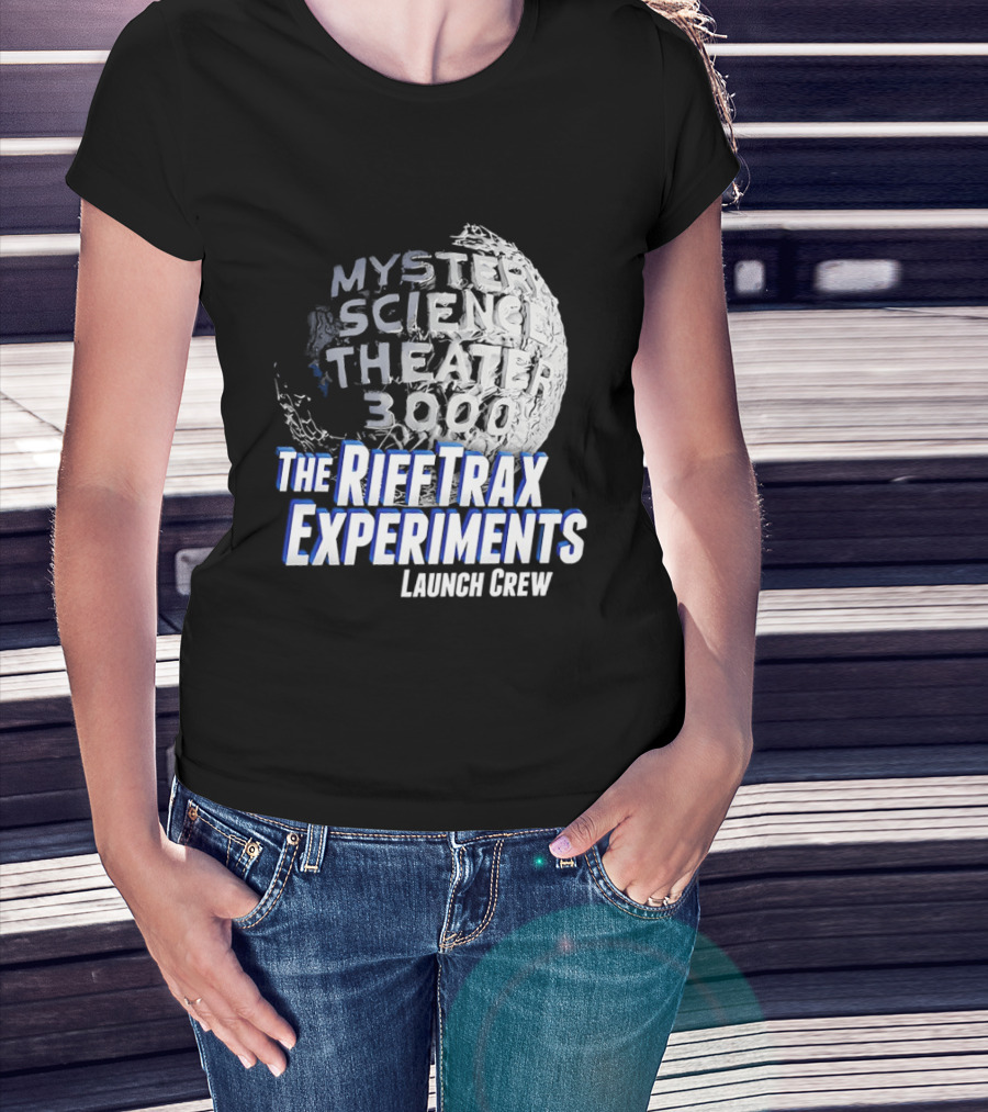 Mystery Science Theater 3000 The Rifftrax Experiments Launch Crew T-Shirt