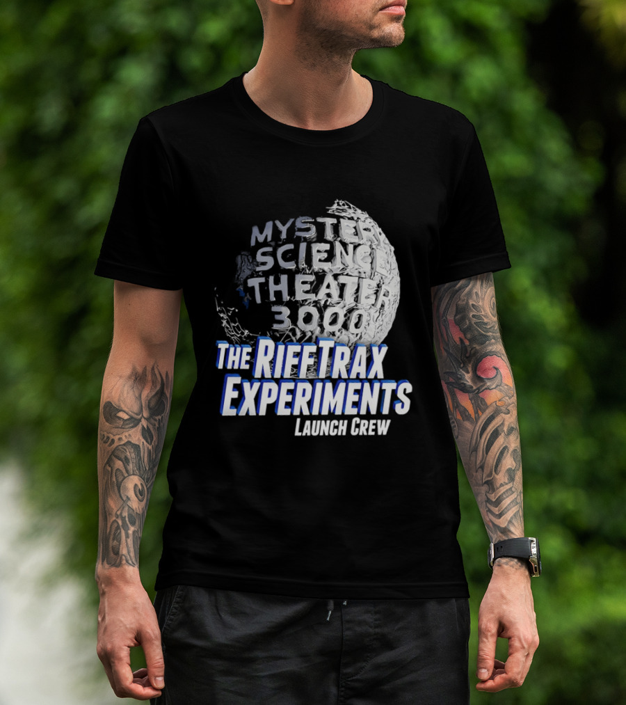 Mystery Science Theater 3000 The Rifftrax Experiments Launch Crew T-Shirt
