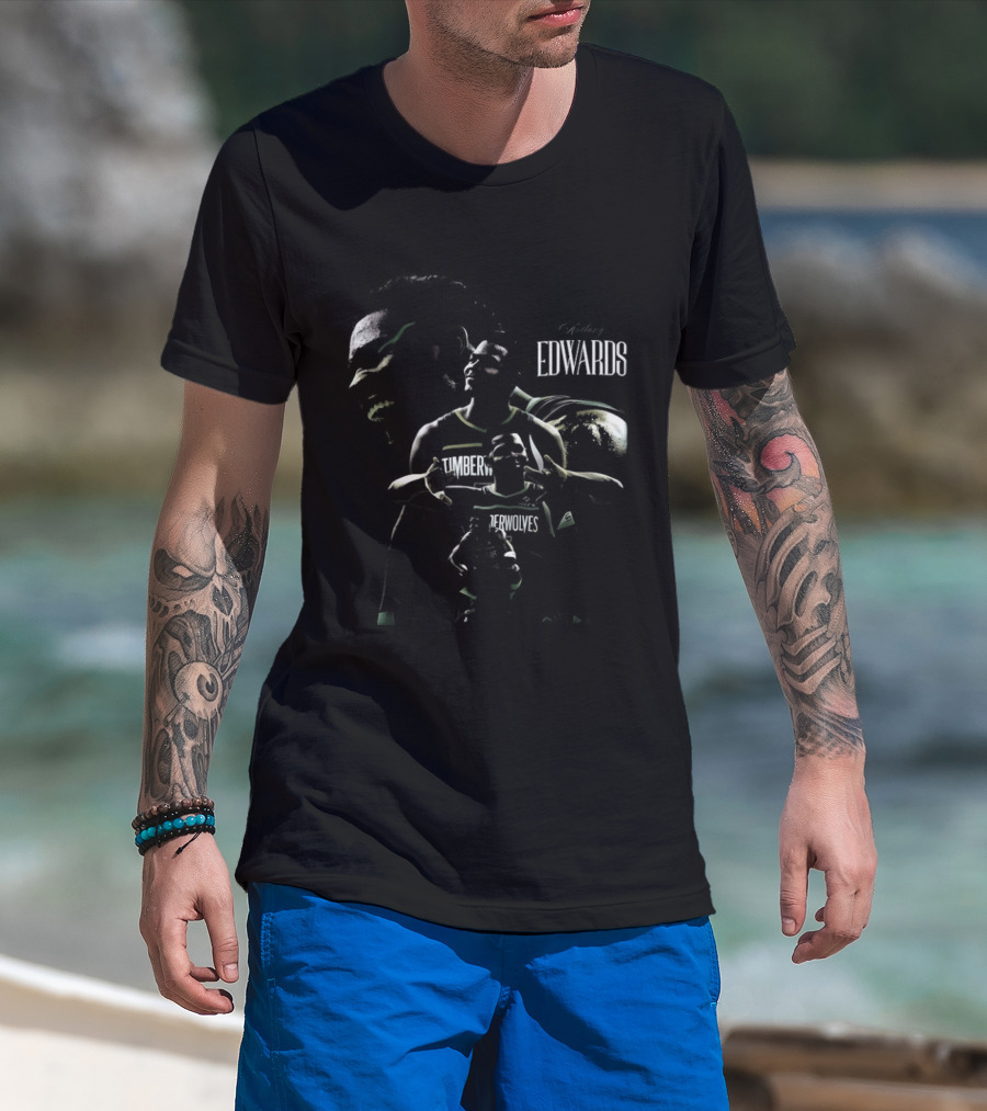 Anthony Edwards Ant Man Minnesota Timberwolves Neon Green T-Shirt