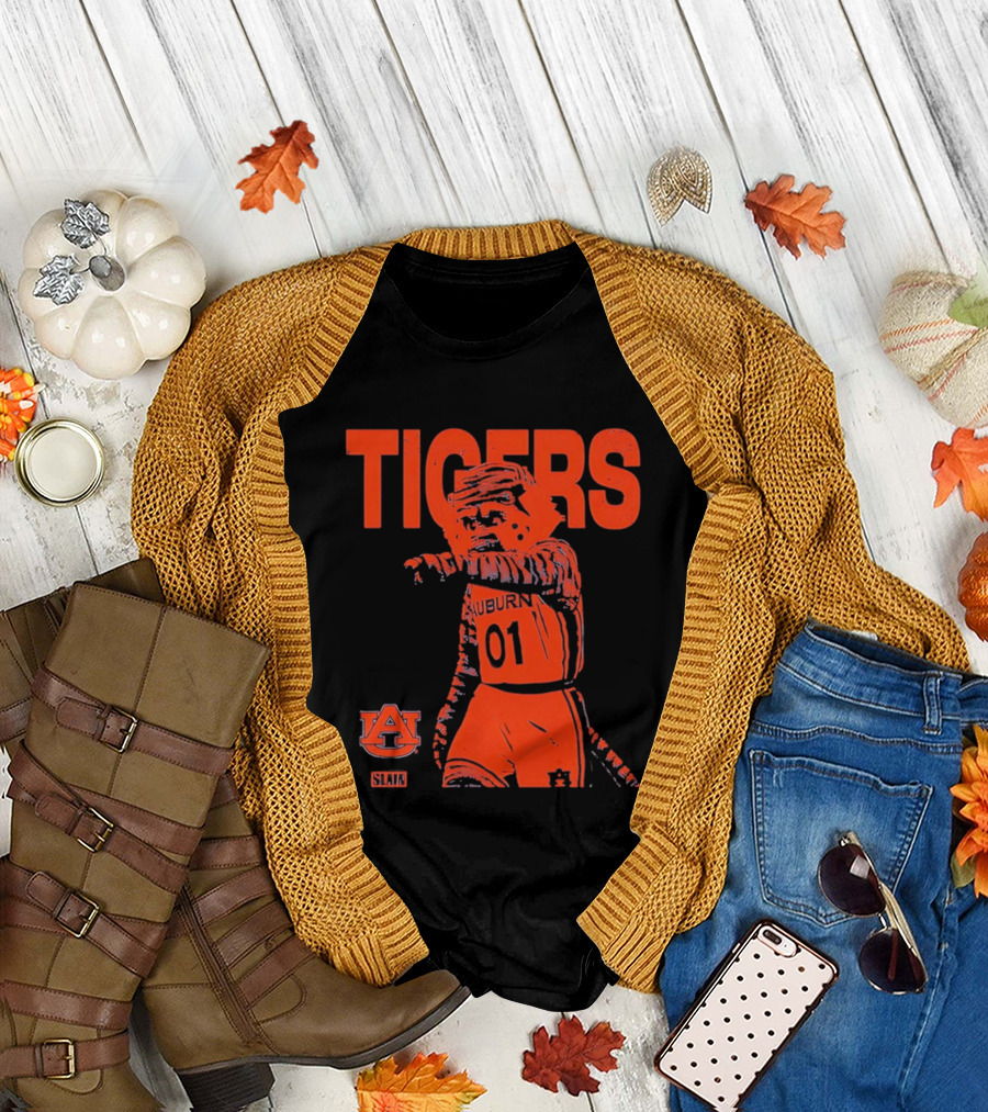 Auburn Tigers 01 Slam Auburn Sports Team T-Shirt