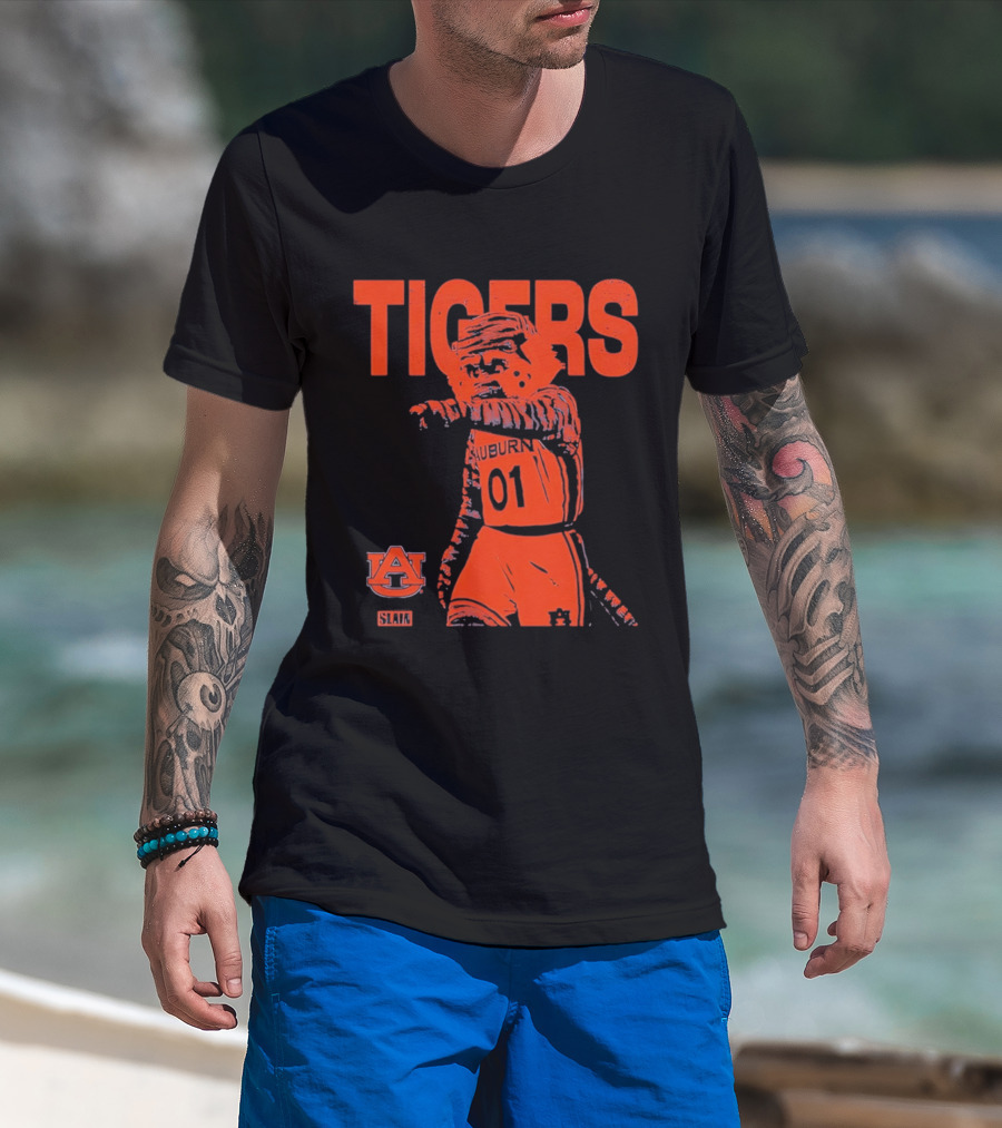 Auburn Tigers 01 Slam Auburn Sports Team T-Shirt
