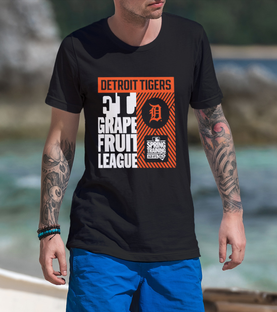 Detroit Tigers Grapefruit League Spring Training 2026 T-Shirt