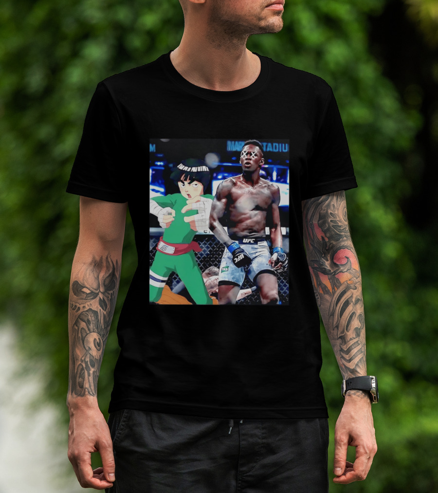 Drunken Fist Rock Lee UFC Crossover Iconic Anime Fighter T-Shirt
