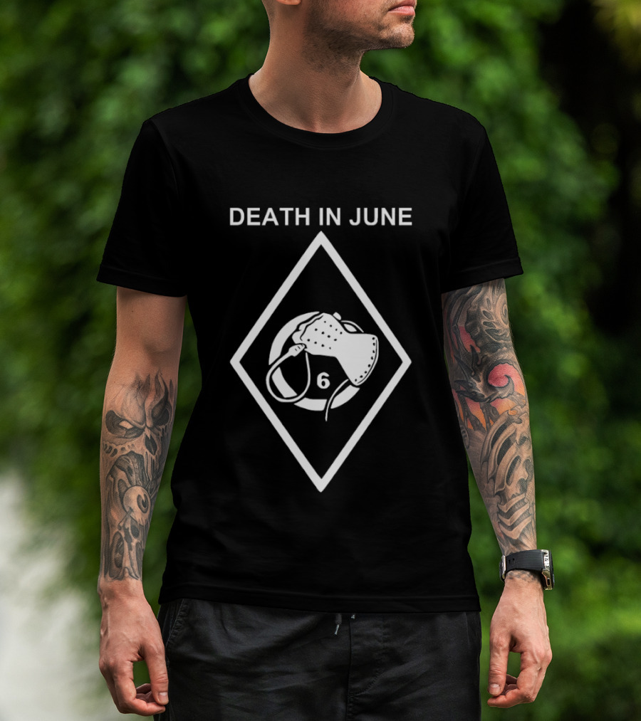 Death In June Mask Icon White T-Shirt