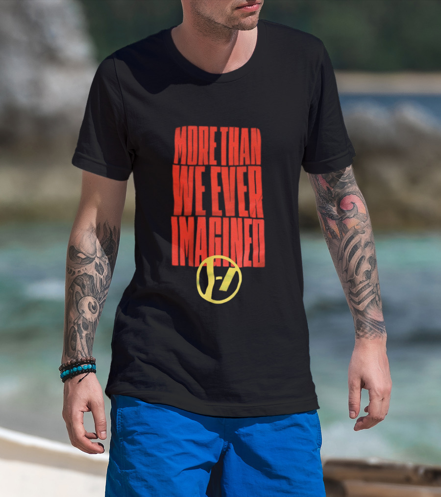 More Than We Ever Imagined Twenty One Pilots Yellow Circle T-Shirt