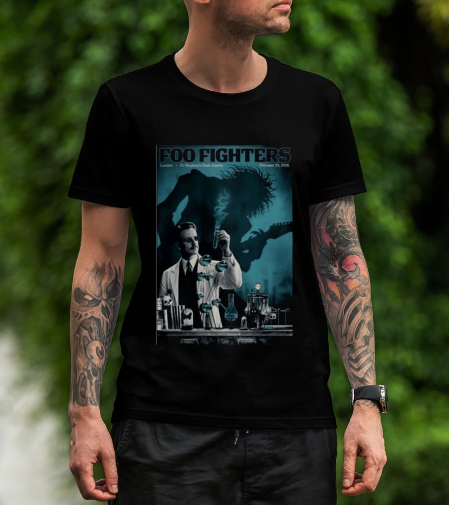 Foo Fighters London O2 Shepherds Bush Empire February 25 2026 T-Shirt