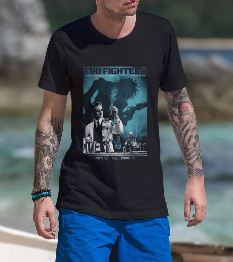 Foo Fighters London O2 Shepherds Bush Empire February 25 2026 T-Shirt